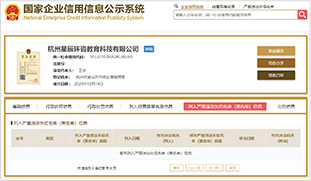 Official Registration - National Enterprise Credit System